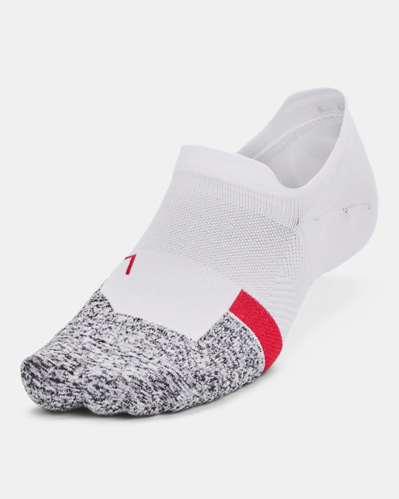 Men's UA ArmourDry™ Pro Ultra Low Tab 2-Pack Training Socks in White image number 1
